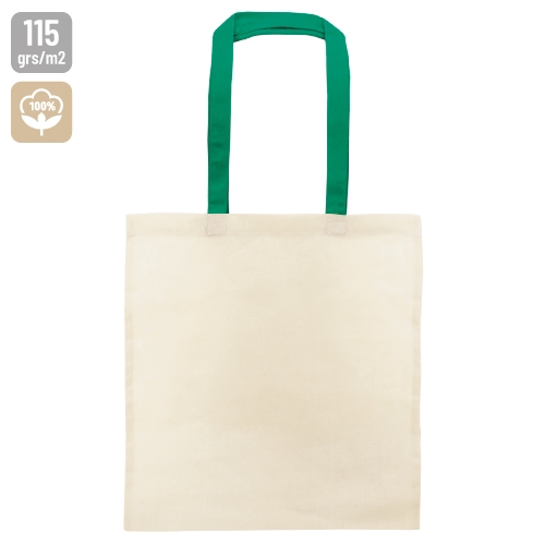 Borsa cotone manico colorato sagar