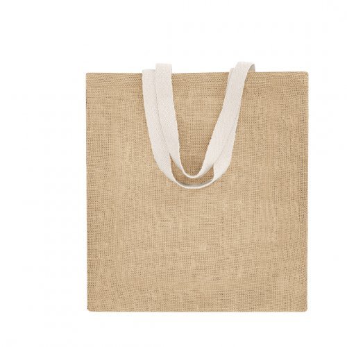Borsa Dhar in juta naturale  resistente