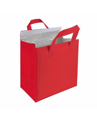 Borsa frigo multicolor in TNT laminato