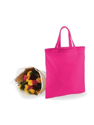 Borsa Bianca in Cotone Ecolife, Manici Corti Rinforzati