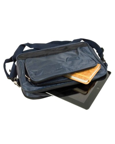 Borsa porta tablet con 3 scomparti esterni