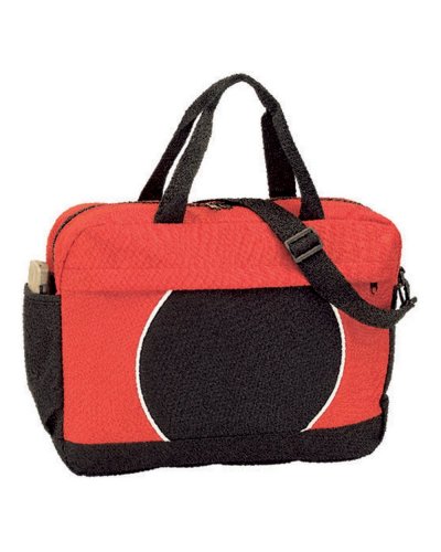 Borsa portadocumenti bicolore in poliestere