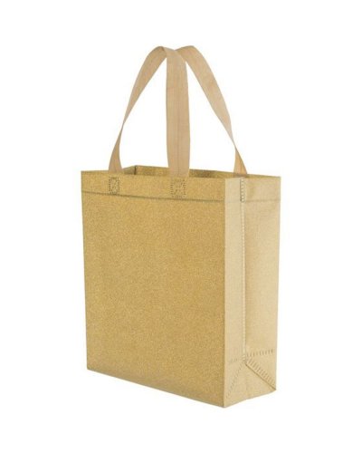 Borsa shopping termosaldata in TNT glitterato