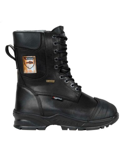 Botas de seguridad para motosierra Energy GORE-TEX de cuero negro EN I