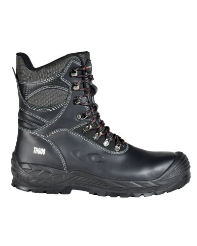 Botas de trabajo Bering Bis negras, de piel, frío, S1P, Thinsulate