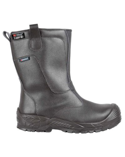 Botas de trabajo Gerd S3 CI HRO SRC, cuero negro, de seguridad