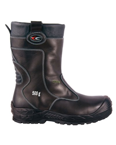Botas de trabajo Gullveig S3 GORE-TEX de cuero negro, anti-frío