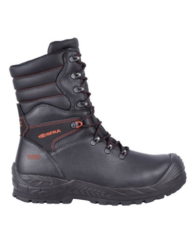 Botas de trabajo Muspell S3 WR CI HRO SRC en cuero negro THINSULATE