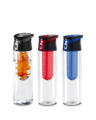 Botella de agua AS & PP 740ml, Ligera, Transparente