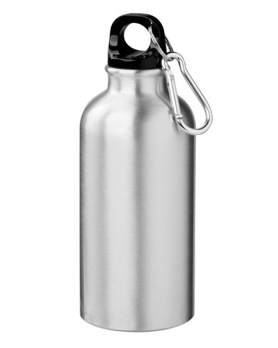 Botella de agua Oregon 400 ml de aluminio para sublimación, color plat