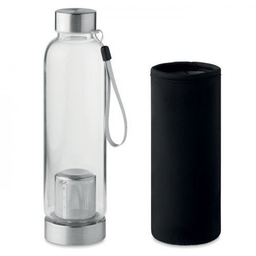 Botella de vidrio con infusor Utah Tea