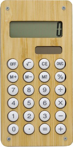Calculadora de bambú thomas