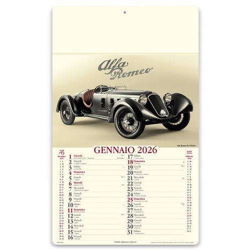 Calendario almanacco Mille Miglia
