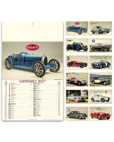 Calendario almanacco Mille Miglia