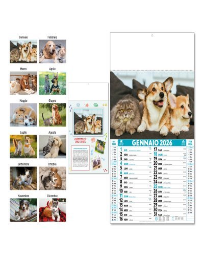 Calendario Cani E Gatti