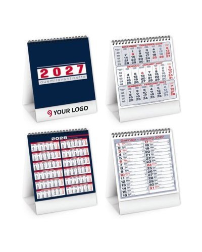 Calendario da tavolo 13 fogli 2027 | Tall Table cm 19x13,5