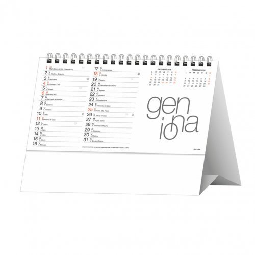 Calendario da tavolo design