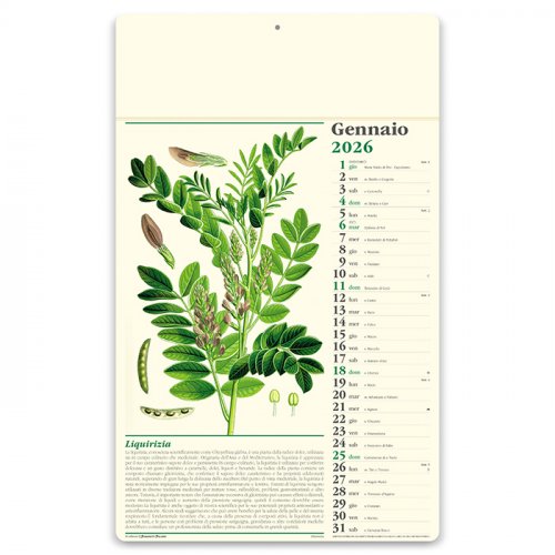 Calendario Erboristeria