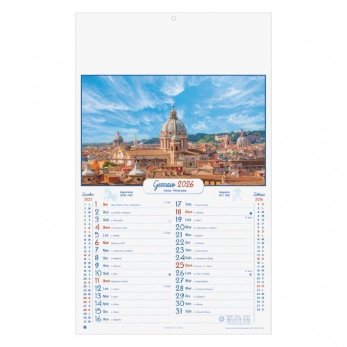Calendario illustrato Roma