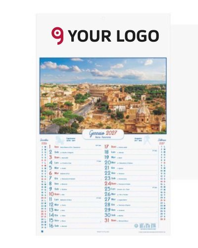 Calendario illustrato Roma