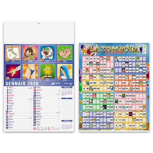 Calendario mensile Cabala