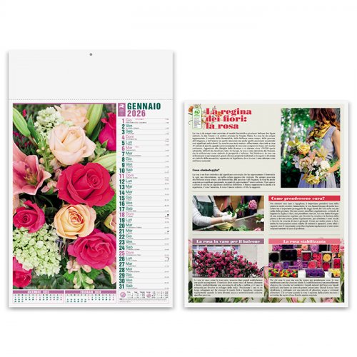Calendario mensile Fiori