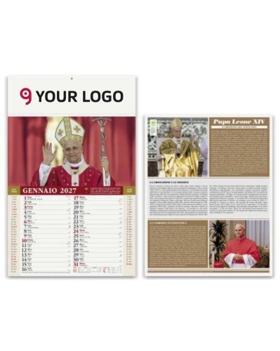 Calendario mensile Papa Leone