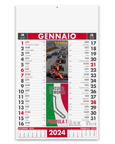 Calendario Olandese Corse