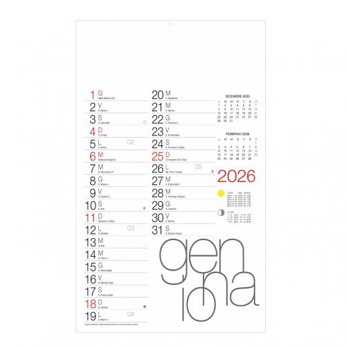 Calendario Olandese Design