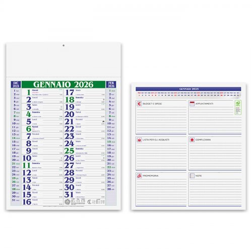 Calendario Olandese Medium