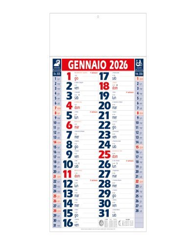 Calendario olandese r/b bilaterale