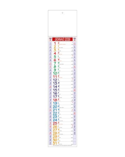 Calendario olandese silhouette