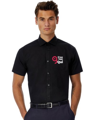 Camicia Black Tie SSL/men Poplin Shirt