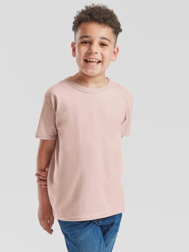 Camiseta de niño de algodón ring-spun, ajuste slim