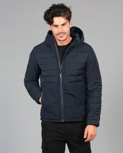Chaqueta Canada Man impermeable, softshell elástico, acolchada