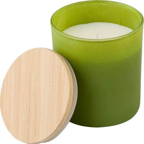 Candela di vetro lucas | cera vegetale | 200 g