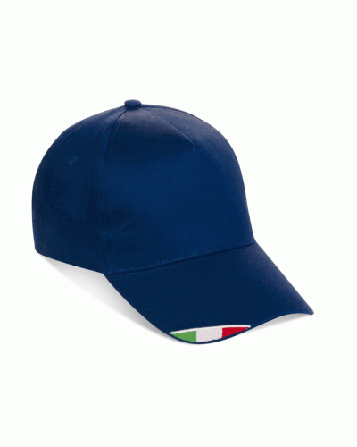 Cappellini 5 pannelli con bandiera italiana