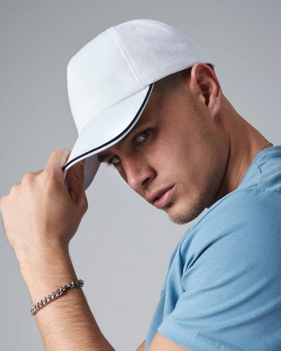 Cappellino 6 pannelli Authentic - visiera piped