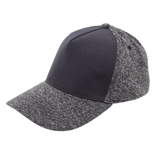Cappellino bicolore neto