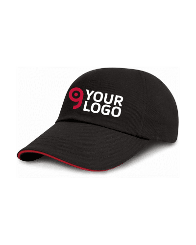 Gorra de algodón peinado para niños, visera estilo sandwich Kids