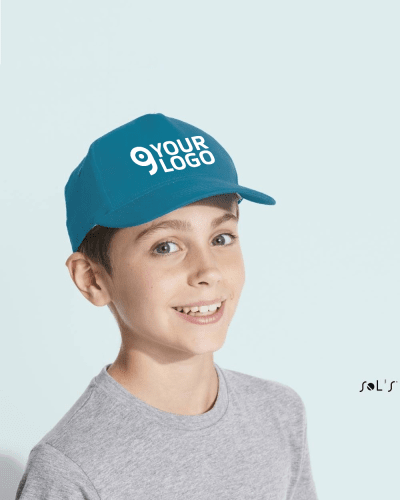 Cappellino Sunny Kids 100% cotone, visiera curva, taglia unica