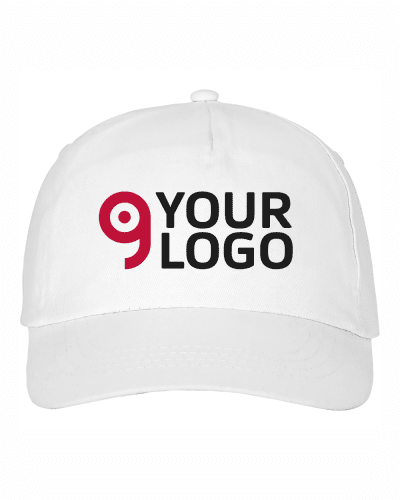 Cappello bambino 5 pannelli cotone drill, visiera rigida