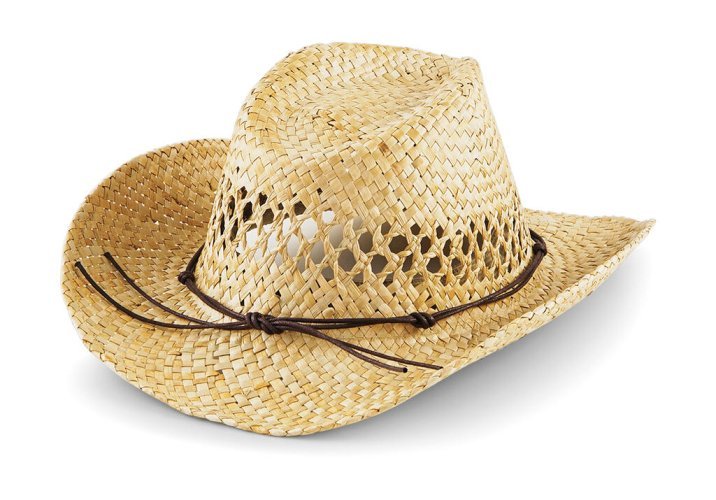 Cappello Cowboy paglia 100% carta, unisex, leggero