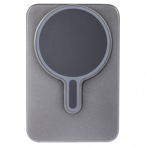 Caricatore usb e wireless da 5000 mah in plastica riciclata e allumini