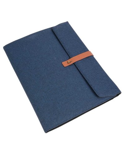 Cartella A4 in Similpelle e tech organizer in tessuto