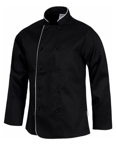 Casacca da cuoco unisex a manica lunga
