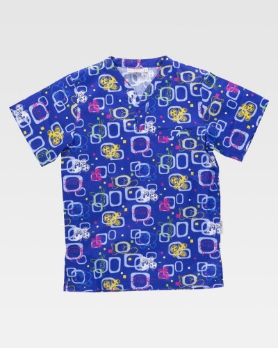 Casacca unisex fantasia antimacchia farfalle
