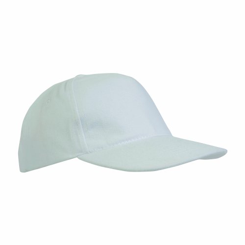 Casquette en coton épais brossé, 5 panneaux, fermeture velcro