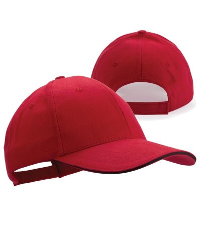 Casquette Rubec en coton peigné avec visière sandwich