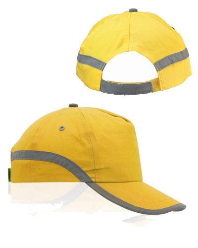 Casquette Tarea 5 panneaux en coton, réfléchissante